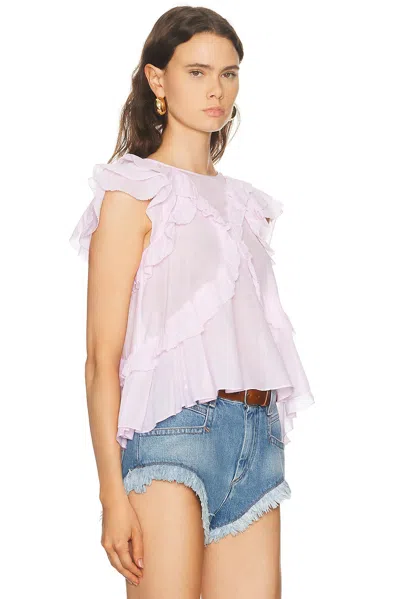 Isabel Marant Étoile Nalou Blouse In Multi