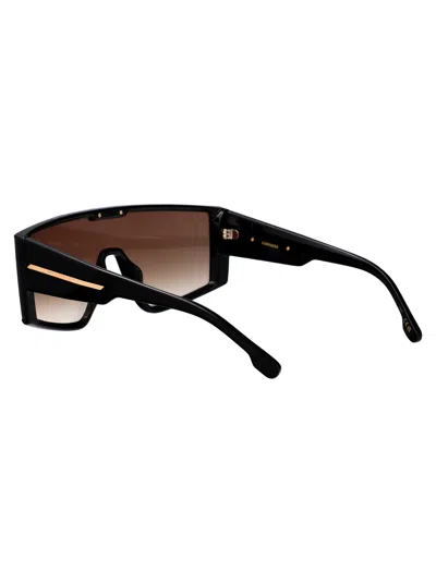 Carrera Black Brown Acetate Sunglasses In Brown