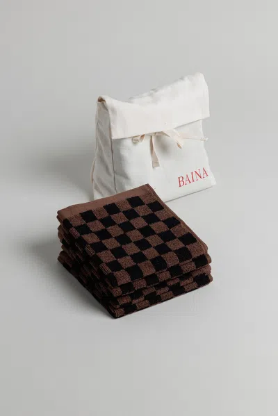 Baina Limited Edition Face Cloth Gift Set In Multi