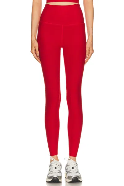 Beyond Yoga Powerbeyond Strive High Waisted Midi Legging In Red