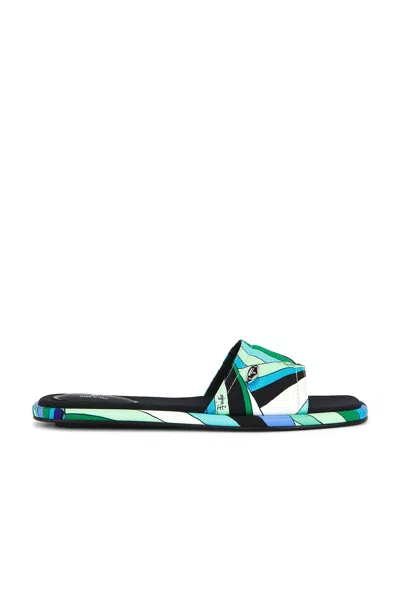 Pucci Flip Flop In Blue