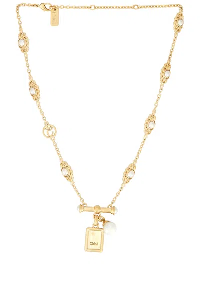 Chloé Pendant Necklace In Neutral