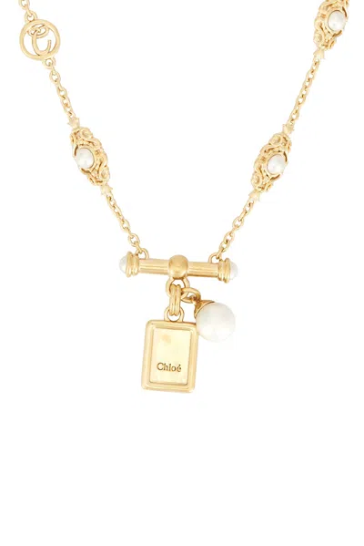 Chloé Pendant Necklace In Neutral