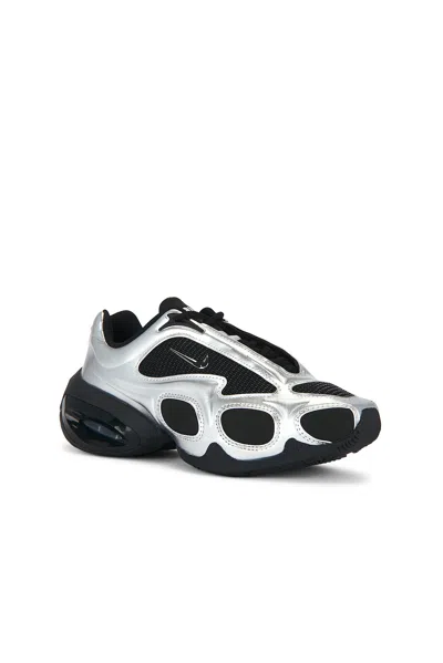 Nike Air Max Muse Sneakers In Silver Leather And Fabric In Multi