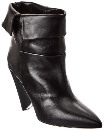 Isabel Marant Luliana Leather Boot In Black
