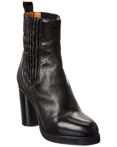 Isabel Marant Lilde Leather Boot In Black