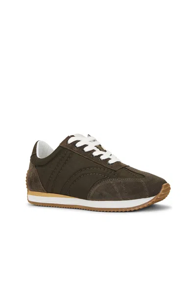 Totême Toteme Sport Suede-trim Sneaker In Animal Print