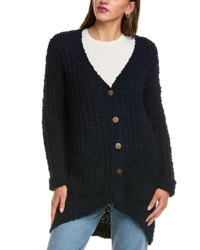 Jak Crewneck Cardigan In Blue