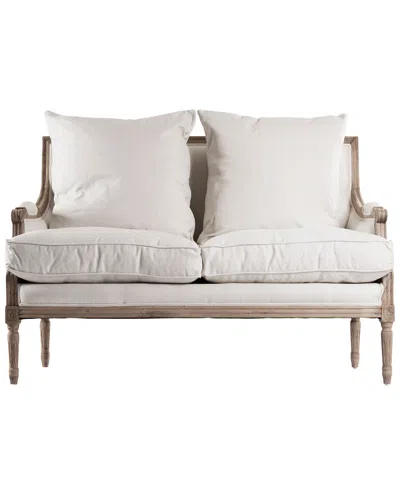 Zentique Louis Settee In Brown