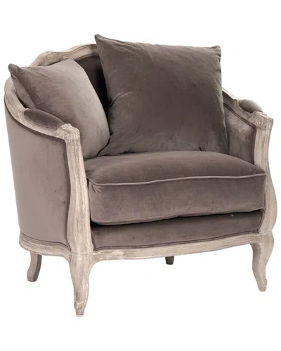 Zentique Maison Love Chair In Gray