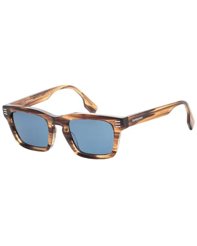 Burberry Sunglasses With Rectangular Frames In Brown