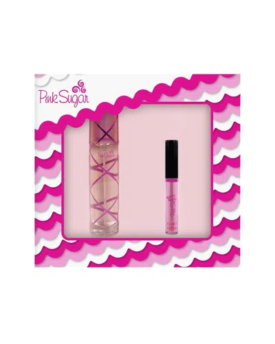 Aquolina Women's 1.7oz Pink Sugar 2pc Set In Pink