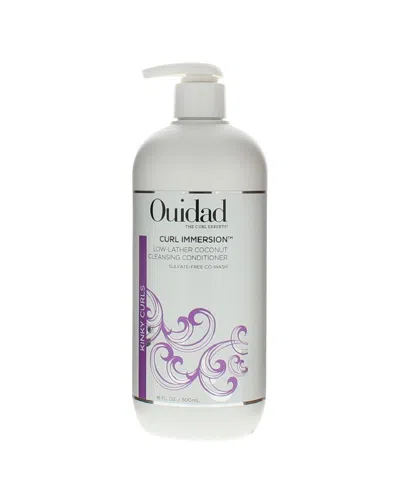 Ouidad Unisex 16oz Curl Immersion Low-lather Coconut Cleansing Conditioner In Transparent