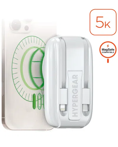 Hypergear Mag Grip Go 5000mah Wireless Power Bank In White