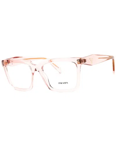Prada Women's 0pr A19v 54mm Optical Frames In Pink