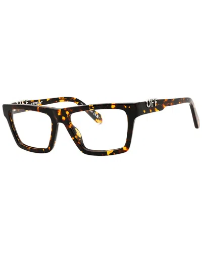 Off-white ™ Unisex Style 7b 55mm Optical Frames In Brown