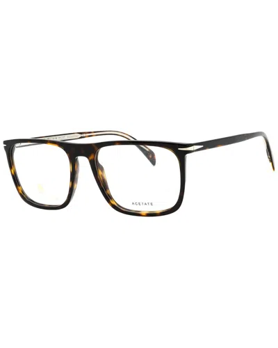 David Beckham Men's Db 1108 55mm Optical Frames In Brown