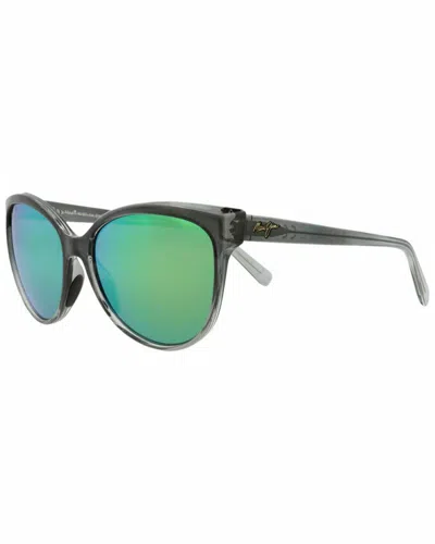 Maui Jim Women's Gm537 57mm Polarized Sunglasses In Gray