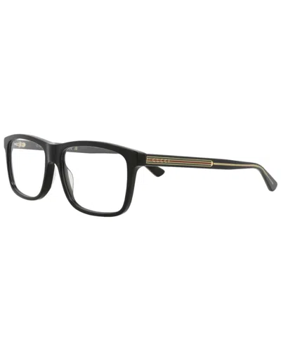 Gucci Men's Gg0384o 57mm Optical Frames In Black