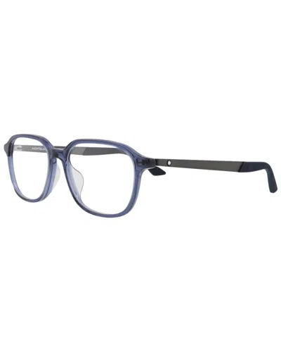 Montblanc Men's Mb0335oa 53mm Optical Frames In Blue
