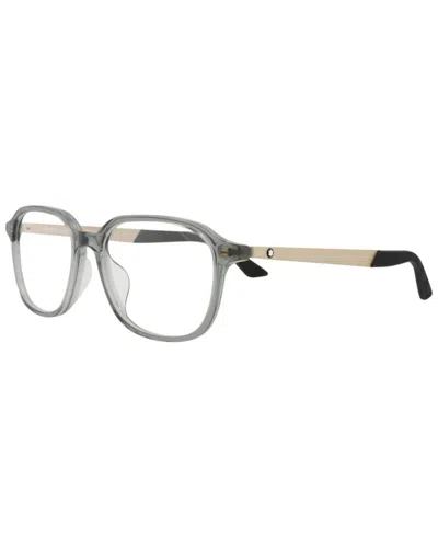 Montblanc Men's Mb0335oa 53mm Optical Frames In Gray
