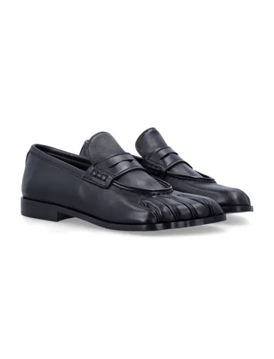 Coperni Black 5t Leather Mocassin In Black