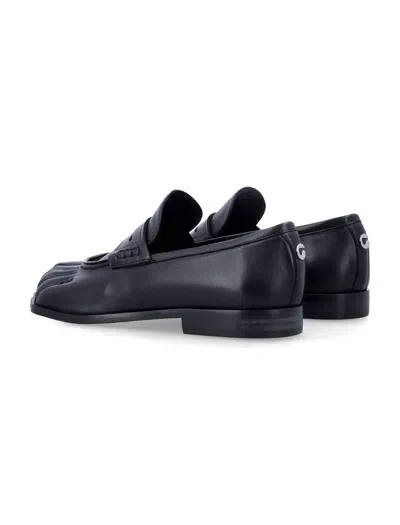 Coperni Black 5t Leather Mocassin In Black