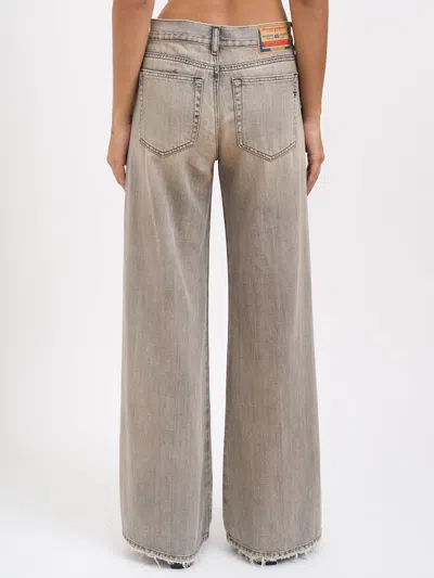 Diesel 1978 D-akemi Denim Pants In Gray