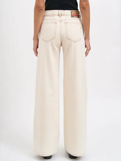 Diesel 1978 D-akemi Denim Pants In Neutral