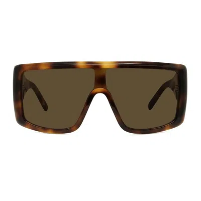Givenchy Gv40126i Linea Square 53e Havana Sunglasses In Brown