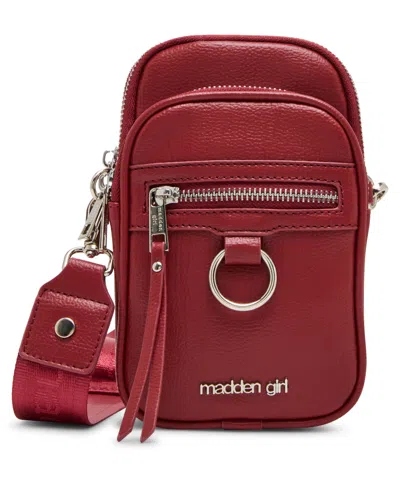 Madden Girl Dani-p North/south Crossbody In Burgundy