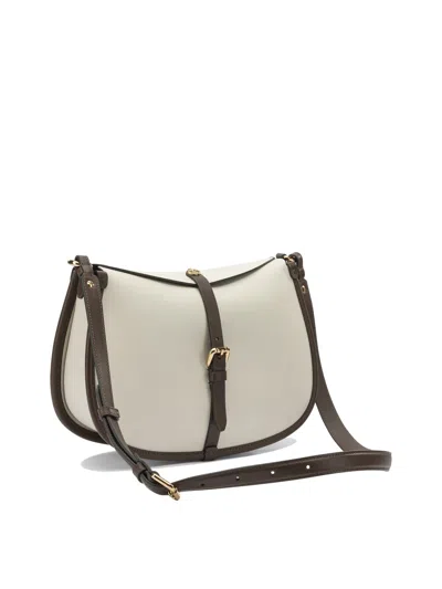 Etro Pony Buckled Crossbody Bag In White