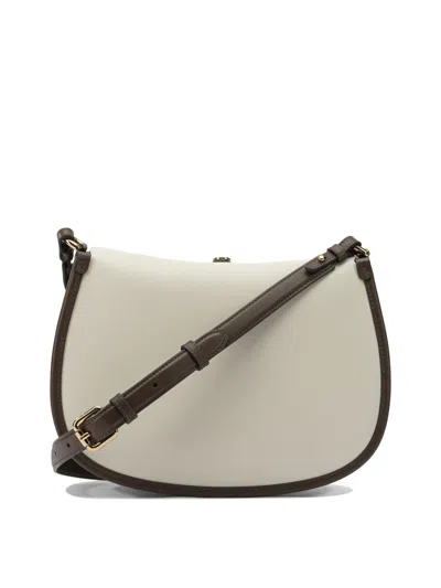 Etro Pony Buckled Crossbody Bag In White