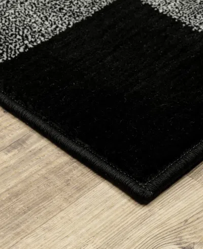 Oriental Weavers Georgia 678d 5'3" X 7'3" Area Rug In Black