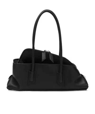 Attico Double-handled Shoulder Bag In Black