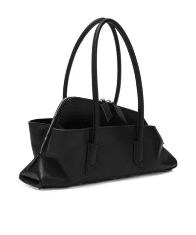 Attico Double-handled Shoulder Bag In Black