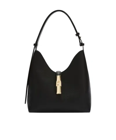 Furla Small Goccia Shoulder Bag In Black