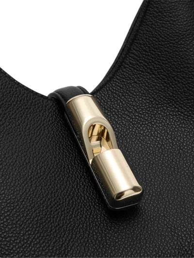 Furla Small Goccia Shoulder Bag In Black