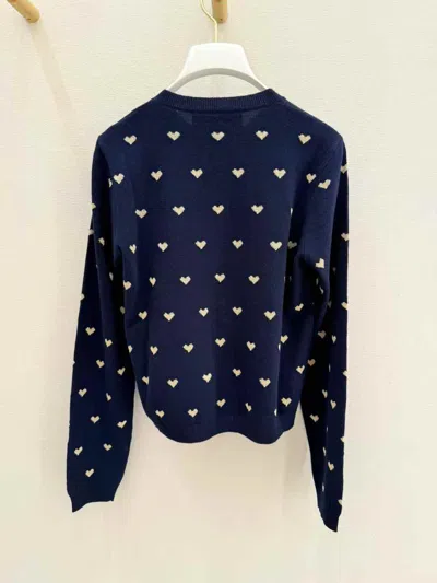 Valentino Wool Cardigan In Black