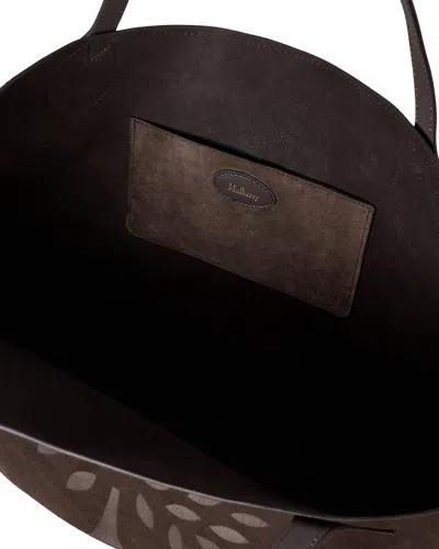 Mulberry Suede Tree Tote In Brown
