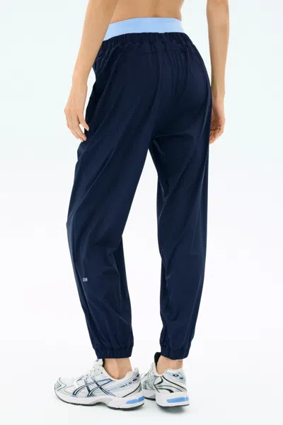 Splits59 Megan Woven Nylon Jogger In Blue