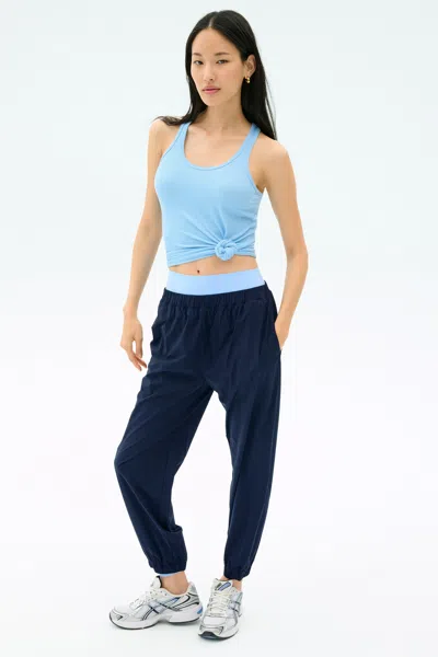 Splits59 Megan Woven Nylon Jogger In Blue