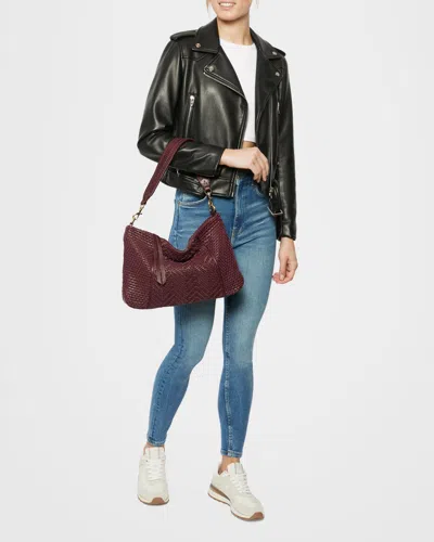 Aimee Kestenberg Woven All For Love Convertible Hobo In Red