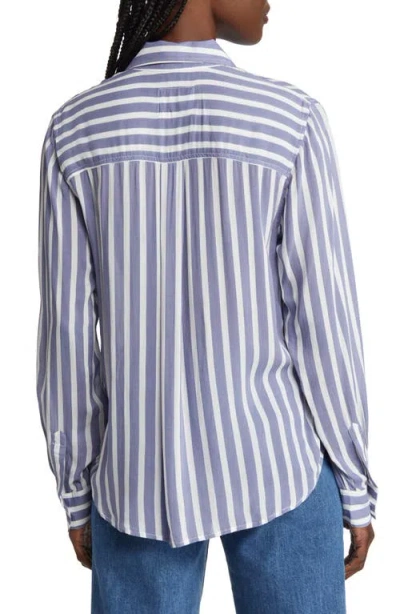 Rails Josephine Button-front Shirt In Blue