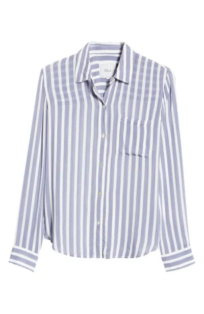 Rails Josephine Button-front Shirt In Blue