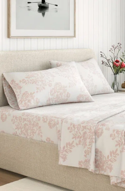 Woven & Weft Turkish Cotton Flannel Winter Floral Sheet Set