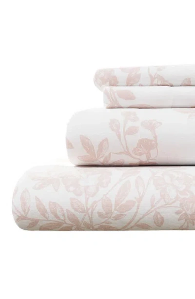 Woven & Weft Turkish Cotton Flannel Winter Floral Sheet Set