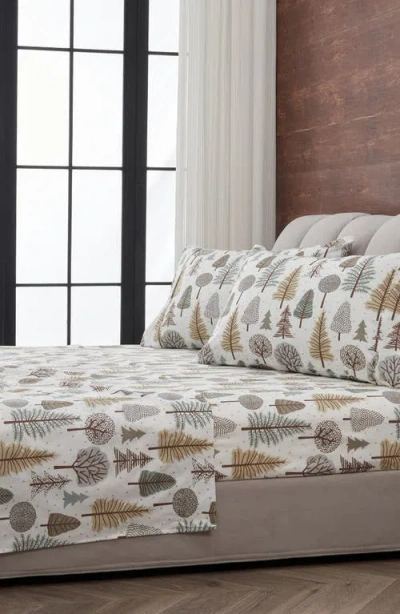 Woven & Weft Lodge Print 4-piece Microfiber Sheet Set