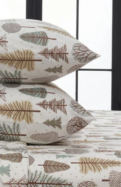 Woven & Weft Lodge Print 4-piece Microfiber Sheet Set