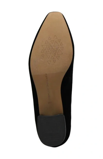 Adrienne Vittadini Valo Embellished Loafer Pump In Black